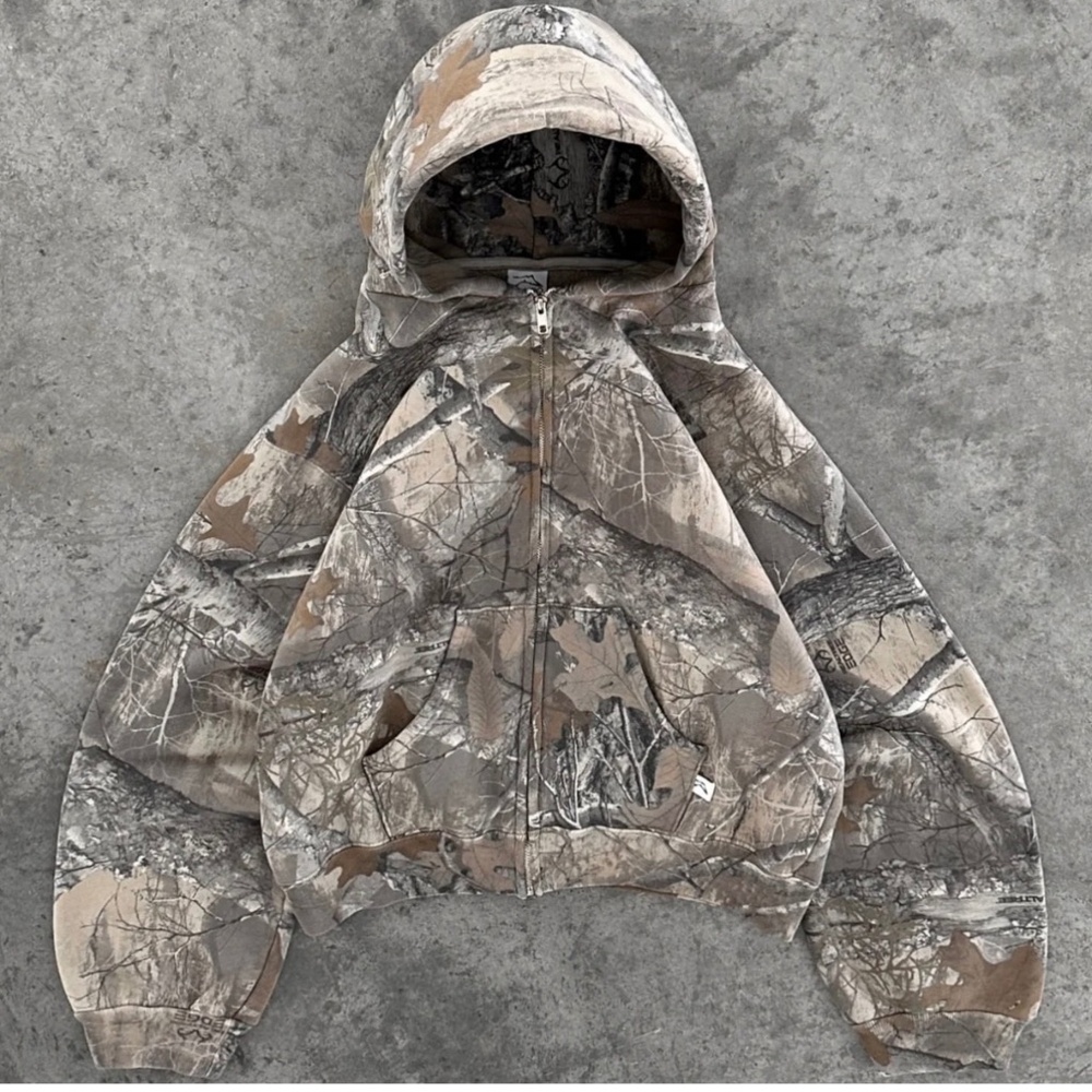 Akimbo Club Realtree Camo Zip-Up Hoodie,  Sz. M